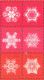 Snowflake Snow - Christmas - JUL - LABEL / CINDERELLA / VIGNETTE - 1966 Denmark Danmark - MNH Sheet - Otros & Sin Clasificación