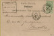 F060   SPOORWEGSTEMPEL GEBRUIKT ALS STATIONSNAAMSTEMPEL     HOVE 1901 - Documentos & Fragmentos