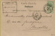 F060   SPOORWEGSTEMPEL GEBRUIKT ALS STATIONSNAAMSTEMPEL     HOVE 1901 - Dokumente & Fragmente