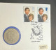 (2 R 34) United Kingdom Coin On Cover - Commemorating The Royal Wedding 1981 - Prince Charles & Lady Diana Spencer - Sonstige & Ohne Zuordnung