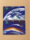 Cambodia Phonecard, Outer Space, Set Of 2 Used Card - Cambodja