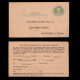 US.One Cent MARTHA WASHINGTON Postal Card Postmarked 1937 - 1921-40