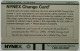 USA Nynex Mint Tamura $10 " US Open '95 - [3] Magnetkarten