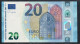 EURO 20  ITALIA SX S024  "05"  LAGARDE  UNC - 20 Euro