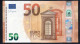 50 EURO ITALY  LAGARDE S040 SC  Ch  "98"  UNC - 50 Euro