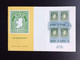 IRELAND 1972 FDC 50TH ANNIVERSARY MINISHEET BLANC - FDC