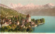 Switzerland Thunersee Oberhofen Mit Eiger Und Jungfrau - Oberhofen Am Thunersee