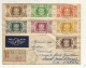 Lettre, ILES WALLIS ET FUTUNA, MATA-UTU, 18 JUIN 1952, Recommandé , R, 7 Timbres  France Libre - Covers & Documents