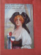 Young Beautiful Redhead Girl In A Traditional Dress, In A Black Cap With A Tricolor. Alsace-Lorraine. France.  Ref 6082 - Europe
