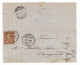 Lettre 1870 Luzern Gebrüder Gloggner & Cie Suisse Schweiz Lucerne Mahler Sohn Timbre Helvetia Assise - Briefe U. Dokumente