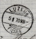 Delcampe - Lettre 1870 Luzern Gebrüder Gloggner & Cie Suisse Schweiz Lucerne Mahler Sohn Timbre Helvetia Assise - Lettres & Documents