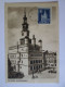 Poland-Poznan:Hotel De Ville Carte Maximum 1955/City Hall Maxicard 1955 - Cartoline Maximum