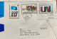 UNITED NATION 1976, COVER USED TO USA, FLAG, PEOPLE, AIRMAIL, 3 STAMP, MACHINE PICTURE SLOGAN, NON-PROLIFERATION OF NUCL - Lettres & Documents