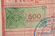Delcampe - FRANCE / MAROC - Passeport 500 Francs 1948/1957 - Vannes, Renouvelé à Khénifra - Nombreux Visas Et Fiscaux Espagnols - Unclassified