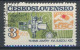 Tchécoslovaquie 1982 Mi 2683 (Yv 2503), Obliteré, Varieté Position 26/2 - Errors, Freaks & Oddities (EFO)