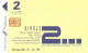 Latvia:Used Phonecard, Lattelekom, 2 Lati, Birojs 2000, 1999 - Lettonia