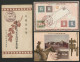 1921 JAPAN / Stamps N° 162 / 163 (C28 / C29) On 2 FDC With The Original Souvenir Envelope. See Description - Cartas & Documentos