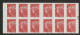 CARNET N° 590-C11 MARIANNE De BEAUJARD 12 Timbres 20 G Rouges Cote 34 € Vendu à Sa Valeur D'affranchissement - Modern : 1959-…