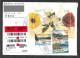 Argentina Registered Cover With Flowers Souvenir Sheet & Tourism Stamps Sent To Peru - Cartas & Documentos