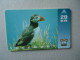 FAROE ISLAND USED CARDS PUFFIN  BIRDS BIRD  2  SCAN - Islas Faroe