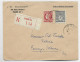 FRANCE ARC TRIOMPHE 5FR+1FR MAZELIN LETTRE COVER REC PARIS 13.3.1945 AU TARIF - 1944-45 Arco Del Triunfo