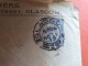 GB - Perforé Sur Enveloppe Commerciale De Glasgow Pour Paris En 1913 - Réf 993 - Gezähnt (perforiert)