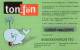 TONGA - PREPAID - TONFON - 20 T$ - CARTOON WHALE ON BACK - Tonga