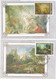 Russia USSR 1984 Maximum Cards X5 French Paintings In Hermitage, France Painters Boucher Degas Poussin Fragonard Vuaille - Cartes Maximum