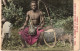 ANGOLA -CONGO - Indigena Com Apetrechos Para A Colheita Do Vinho De Palmeira - Angola