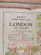 Bacon's New Large Print Map Of London And Suburbs G.W Bacon - Europe