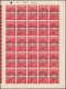 Au Profit Des Postiers Sinistrés (1945) - N°699/700 En Feuille De 100 Plié En Deux, Oblitéré "Antwerpen / Exposition" - 1931-1950