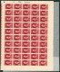 Série Dite BODOVAN Soit N°728/736** Neuf Sans Charnières (MNH) En Feuille De 100 Timbres Pliés En Deux + Protection. - 1931-1950