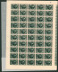 Série Dite BODOVAN Soit N°728/736** Neuf Sans Charnières (MNH) En Feuille De 100 Timbres Pliés En Deux + Protection. - 1931-1950