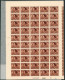 Delcampe - Série Dite BODOVAN Soit N°728/736** Neuf Sans Charnières (MNH) En Feuille De 100 Timbres Pliés En Deux + Protection. - 1931-1950