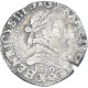 Monnaie, France, Henri III, 1/2 Franc Au Col Plat, 1589, Bordeaux, TB+, Argent - 1574-1589 Henry III