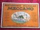 MECCANO Catalogue Livre Revue Jouets Anciens Meccano Catalog Book Review Old Toys Meccano - Meccano