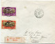 NOUVELLE-CALEDONIE 5 LETTRES RECOMMANDEES AFFRANCHIES AVEC LA SERIE PA 3 / 28 DEPART NOUMEA 13 MARS 34 POUR LA FRANCE - Storia Postale