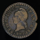 France, 1 Centime, AN 6-A, Paris, Cuivre (Copper), TB+ (VF), G.76 , F.100 - 1 Centime