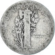 Monnaie, États-Unis, Mercury Dime, Dime, 1919, U.S. Mint, Philadelphie, B+ - 1916-1945: Mercury (kwik)