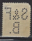 Perfin / Perfo S & F B Op PELLENS Nr. 108 TYPO Voorafgestempeld Nr. 37B BRUSSEL 13 BRUXELLES ! LOT 206 - Typo Precancels 1912-14 (Lion)