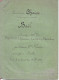 Ferme De La Chaise (St Mars La Jaille, Loire Atlantique) Bail Par Mme Vve Hamon Aux époux Brillet 1897 - Manuscripts