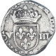 Monnaie, France, Henri III, 1/8 Ecu, 1581, Bayonne, Rogné, TB+, Argent - 1574-1589 Enrique III