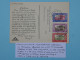 BT15 WALLIS ET FUTUNA  BELLE  CARTE  1949  SURCHARGE HEXAGONAL MATA UTU  A GAP   ++AFF. PLAISANT +++ - Cartas & Documentos