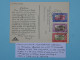 BT15 WALLIS ET FUTUNA  BELLE  CARTE  1949  SURCHARGE HEXAGONAL MATA UTU  A GAP   ++AFF. PLAISANT +++ - Brieven En Documenten