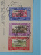 BT15 WALLIS ET FUTUNA  BELLE  CARTE  1949  SURCHARGE HEXAGONAL MATA UTU  A GAP   ++AFF. PLAISANT +++ - Covers & Documents