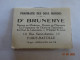 CALENDRIER  ANNEE 1928 PUBLICITE PHARMACIE DES DEUX-MONDES DR BRUNEYRE PARIS FEMME - Petit Format : 1921-40