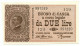 2 LIRE BUONO DI CASSA EFFIGE VITTORIO EMANUELE III 14/03/1920 QFDS - Andere