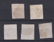 Delcampe - Medaillons N° 6 ,7 ,  10 A , 11  5 Timbres Margés - 1849-1865 Medaillons (Varia)