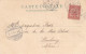 CARTE BIZERTE REGENCE DE TUNIS POUR STRASBOURG ALSACE (ALLEMAGNE) - Cartas & Documentos