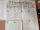 BALBO D ANNUNZIO FASCISMO POPOLO ITALIA QUOTIDIANO PRIMO GIRO AEREO 1930 ARDITI LEGIONARI - Italiano